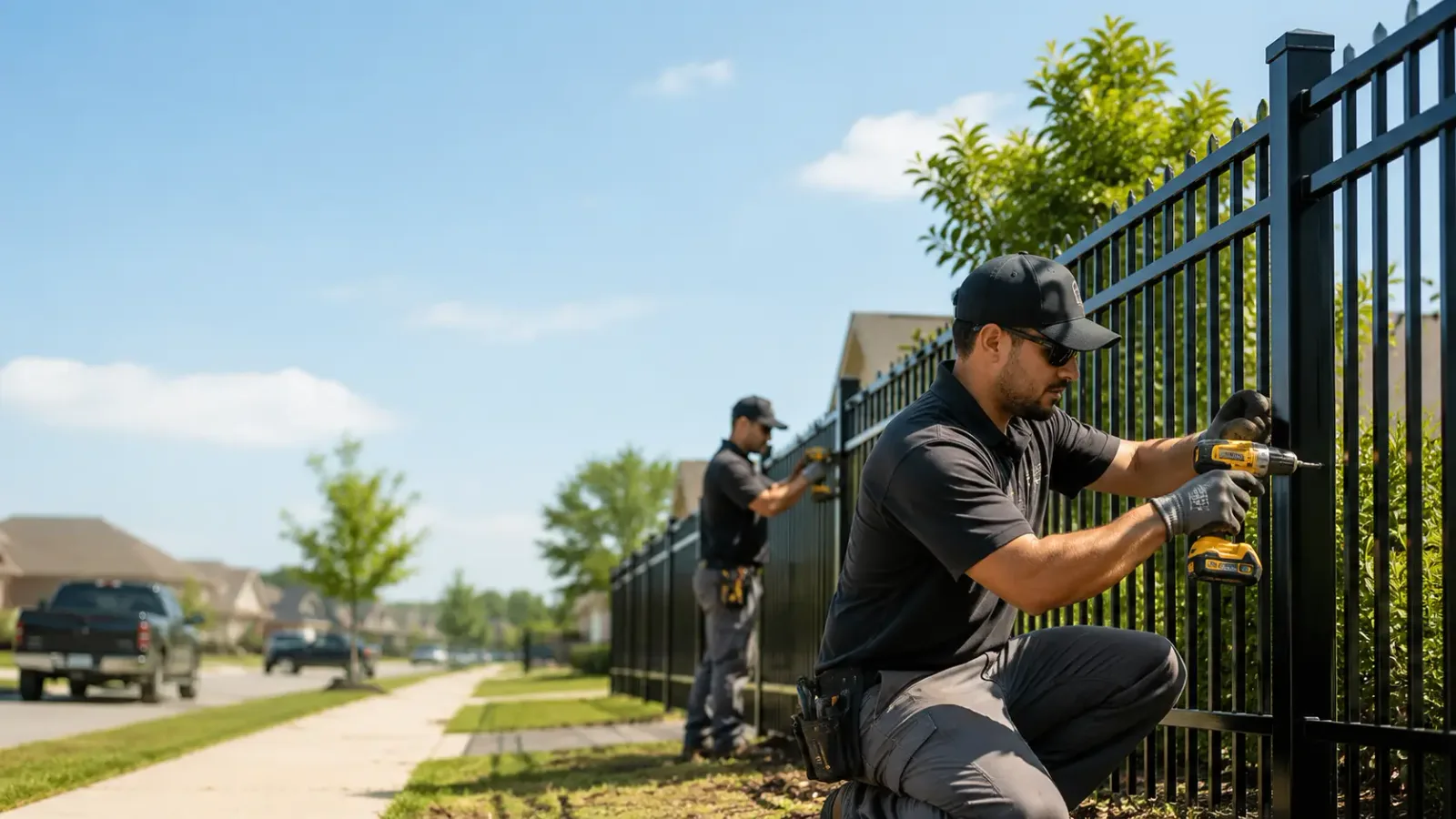 Metal Fence Installation in Middletown, PA